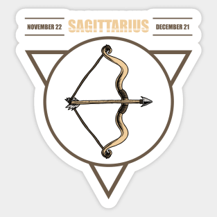 Sagittarius Zodiac Sign Sticker